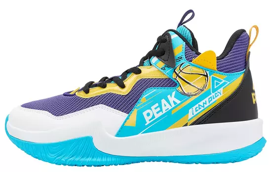 Детские баскетбольные кроссовки GS Mid-top Magic Purple Peak, фиолетовый