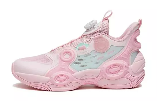 Детские баскетбольные кроссовки GS Mid-top розовые/синие Anta Kids