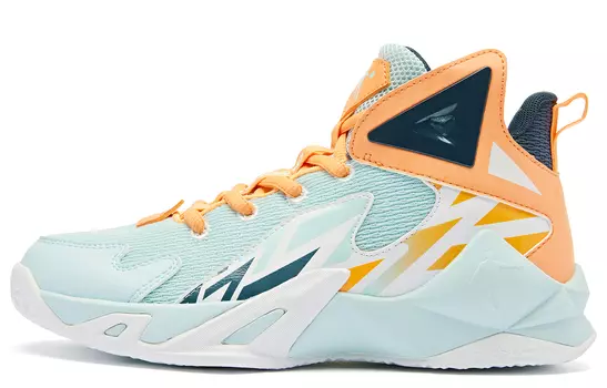 Детские баскетбольные кроссовки GS Mid-top Pink Blue/dantang Qiaodan, голубой