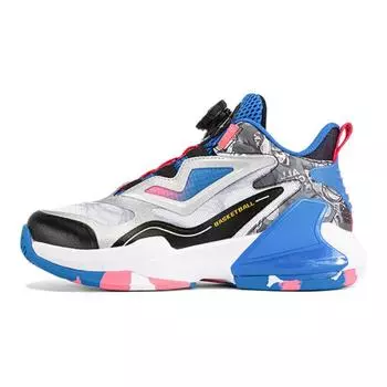 Детские баскетбольные кроссовки GS Синие/белые Xtep, белый