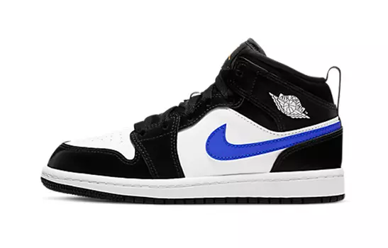 Кроссовки Jordan 1 Mid PS Black Racer Blue