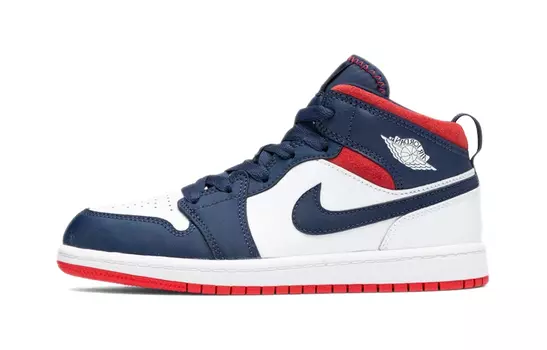 Кроссовки Jordan 1 Mid SE PS Olympic