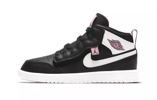 Кроссовки Jordan 1 Mid ALT PS Black White Arctic Punch