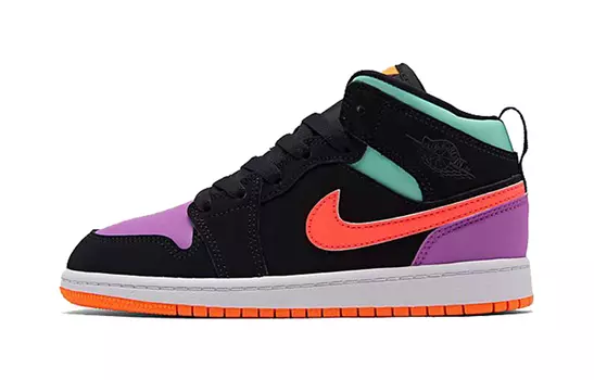 Кроссовки Jordan 1 Mid PS Black Multi