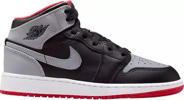 Детские баскетбольные кроссовки Jordan Air Jordan 1 Mid для начальной школы, мультиколор