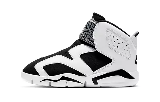 Кроссовки Jordan 6 Retro Little Flex White Black PS