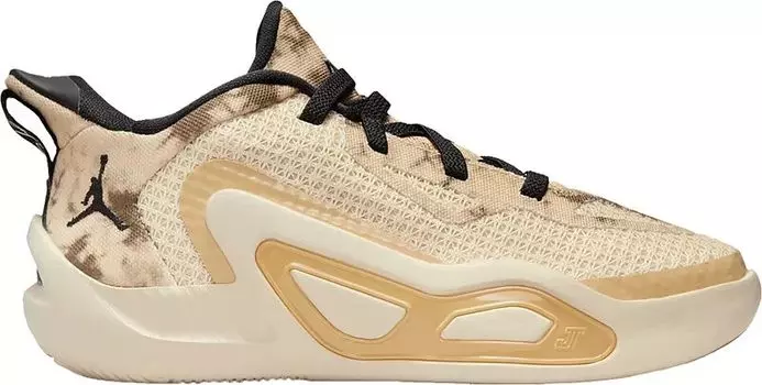 Детские баскетбольные кроссовки Jordan для дошкольников Tatum 1, черный/зеленый