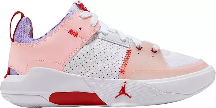 Детские баскетбольные кроссовки Jordan One Take 5 для начальной школы, белый/красный