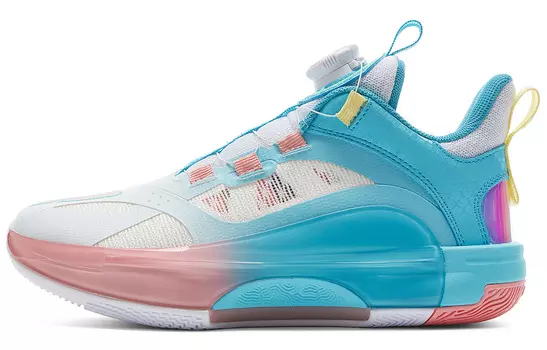 Детские баскетбольные кроссовки Kids Low-top White/Blue Peak