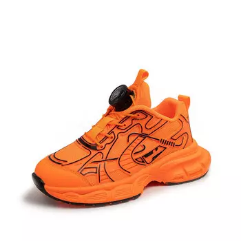 Детские баскетбольные кроссовки Kids Low-top Bull Cat, цвет SQ-18 yellow