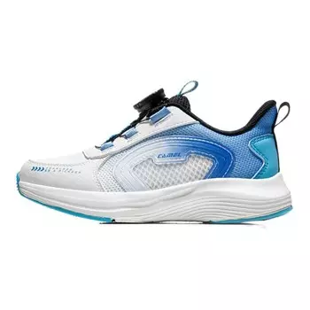 Детские баскетбольные кроссовки Kids Low-top Белый/Королевский синий Camel, белый/синий