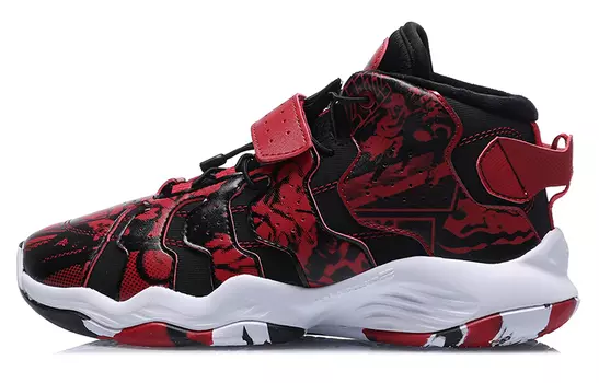 Детские баскетбольные кроссовки Kids Mid-top Red/Black Lining Young
