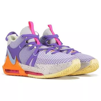 Детские баскетбольные кроссовки Lebron Witness VII Big Kid Nike, фиолетовый