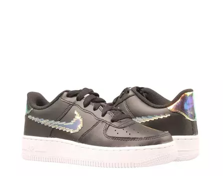 Детские баскетбольные кроссовки Nike Air Force 1 LV8 (GS) для больших размеров, черный