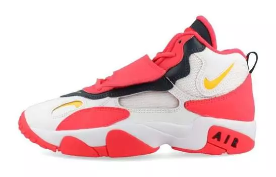 Детские баскетбольные кроссовки Nike Air Max Speed Turf GS, White/Red