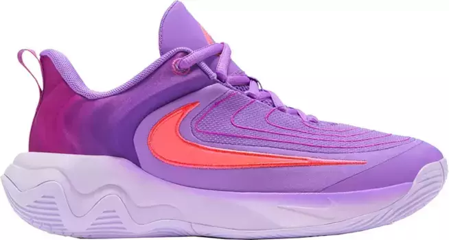 Детские баскетбольные кроссовки Nike Immortality 4 для начальной школы, цвет Black/Raspberry