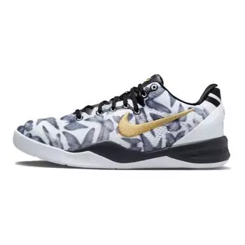 Детские баскетбольные кроссовки Nike Kobe 8 GS, Metallic Silver/Black/University Red/Metallic Gold
