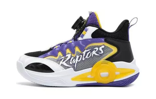 Детские баскетбольные кроссовки PS Low-top Black Ultraviolet Xtep, черный