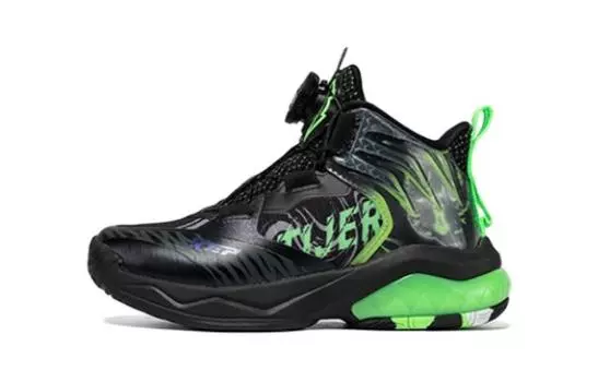 Детские баскетбольные кроссовки PS Low-top Black Xtep, черный