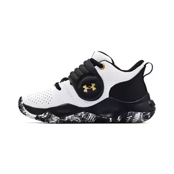 Детские баскетбольные кроссовки PS Low-top черные/белые Under Armour