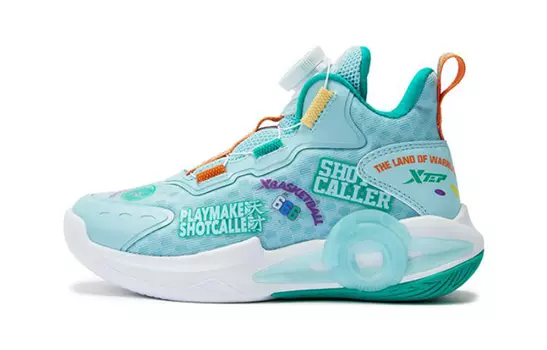 Детские баскетбольные кроссовки PS Mid-top Blue Xtep