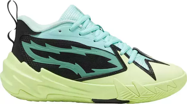 Детские баскетбольные кроссовки PUMA Scoot Zeros для начальной школы, цвет Peppermint