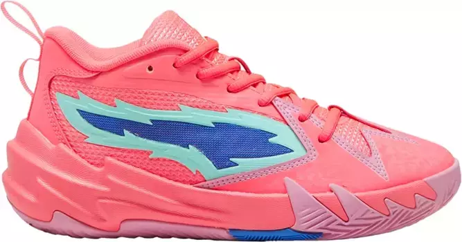Детские баскетбольные кроссовки PUMA Scoot Zeros для начальной школы, цвет Peppermint