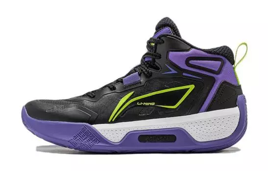 Детские баскетбольные кроссовки Sky Shadow V1 GS Mid-top Purple Lining Young, черный