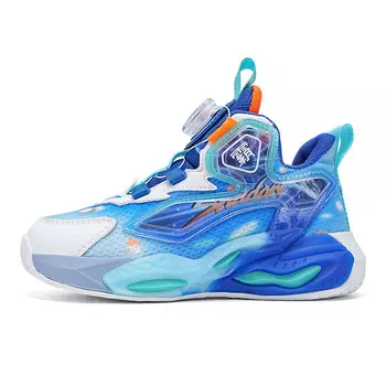 Детские баскетбольные кроссовки унисекс средней высоты Bull Cat, розовый