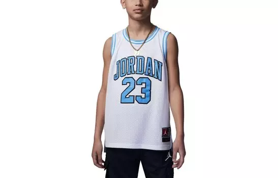 Детские баскетбольные рубашки Jordan Kids, цвет White