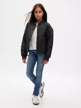 Детские базовые джинсы скинни Gap, синий