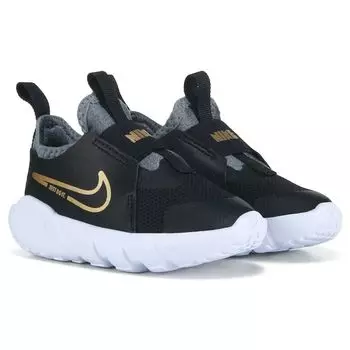 Детские беговые кроссовки Flex Runner 2 для малышей/малышей Nike, черный