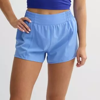 Детские беговые шорты из ткани So, цвет bea blue