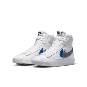 Детские белые кожаные кроссовки Nike Blazer Mid Next Nature FD0690-100 NR8004, белый