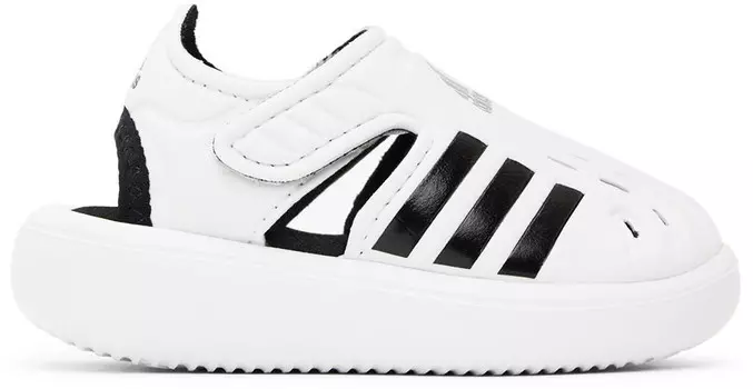Детские белые летние водные сандалии adidas Kids