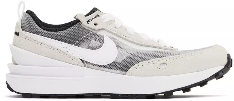 Детские белые вафельные кроссовки One Little Kids Nike