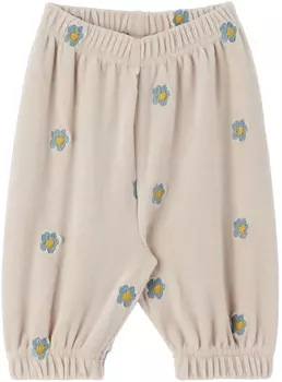 Детские бежевые брюки Daisy Lounge Stella McCartney