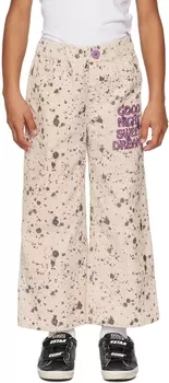 Детские бежевые чернильные брюки Jellymallow