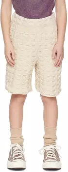 Детские бежевые шорты SSENSE Exclusive Isa Boulder