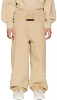 Детские бежевые свободные брюки Fear of God ESSENTIALS