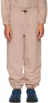 Детские бежевые тканые брюки Wild Molo