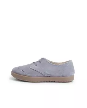 Детские блюхеры из рубленой замши Pisamonas, синий