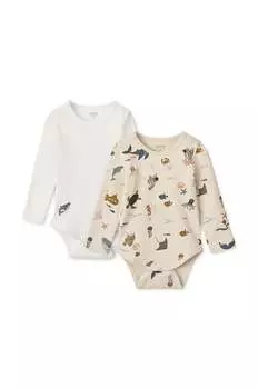 Детские боди, 2 шт. Liewood, белый