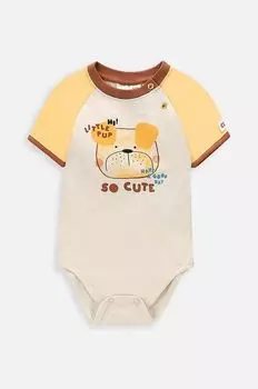 Детские боди Coccodrillo, бежевый