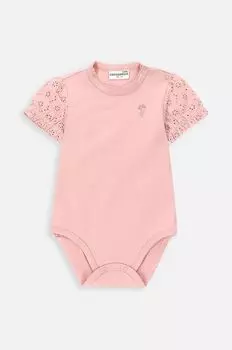 Детские боди Coccodrillo, розовый