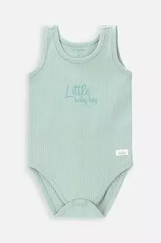 Детские боди Coccodrillo, зеленый