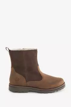 Детские ботильоны и ботинки Courma на теплой подкладке Timberland, коричневый