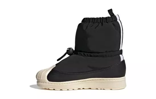 Детские ботинки Детские черные Adidas, черный