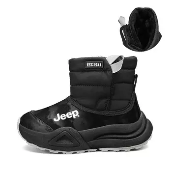 Детские ботинки Детские черные Jeep, черный