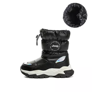 Детские ботинки Детские черные Jeep, черный